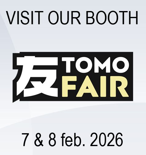 Bezoek ons tijdens TomoFair - 7 en 8 februari