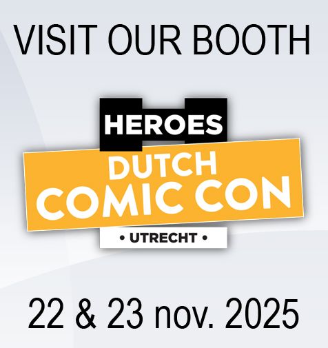 Bezoek ons tijdens Dutch Comic Con - 22 en 23 november