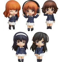 Girls und Panzer der Film Mini Figures Nendoroid Petite 5-Set Ankou Team Ver.