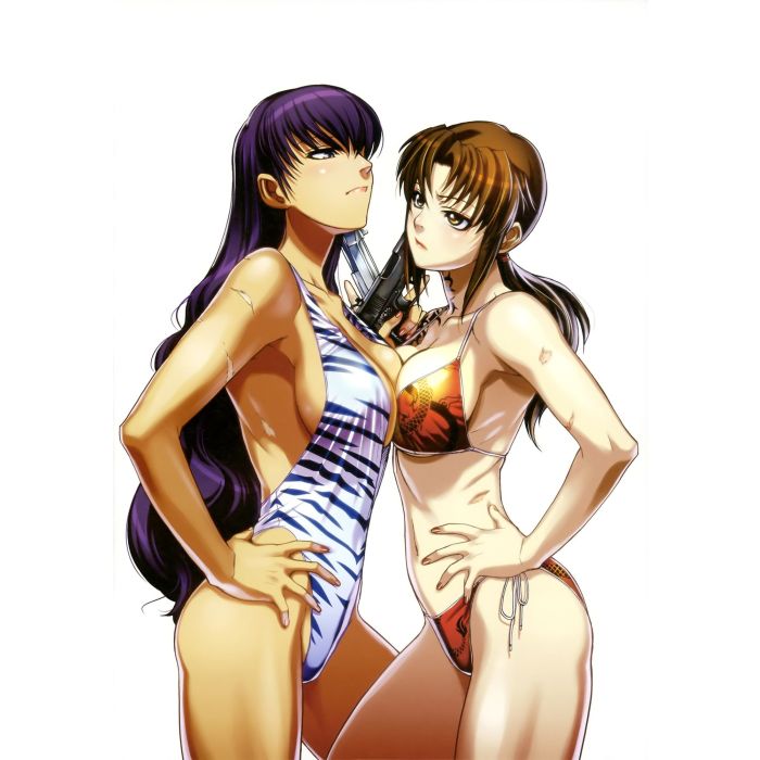 Black Lagoon - Revy - 1/6 - Swimsuit ver. PVC Figure - Red Dot