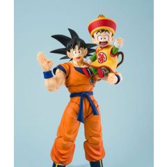 Dragon Ball S.H.Figuarts Action Figure Son Goku & Son Gohan Kid & Kintoun 14 cm & 6 cm