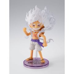 One Piece World Collactable Figures x S.H. Figuarts Action Figure Monkey D. Luffy Gear 5 8 cm         