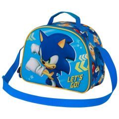 Sonic - The Hedgehog 3D Lunch Bag SEGA Go Blue