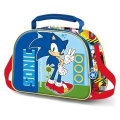 Sonic - The Hedgehog 3D Lunch Bag SEGA Unstoppable Blue