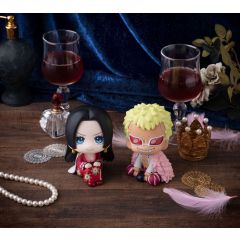 One Piece Look Up PVC Statue Boa Hancock & Donquixote Doflamingo Set (with gift) 11 cm    