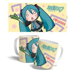 Hatsune Miku Mug Miku Chibi Leek Girl 325 ml    
