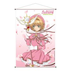 Cardcaptor Sakura Clear Card Wallscroll Sakura Kinomoto Cherry Blossoms 60 x 90 cm   