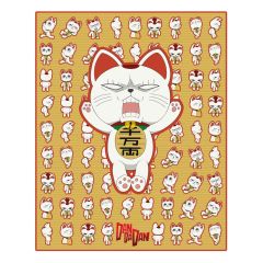Dandadan blanket Turbo Granny (Maneki-neko) 120 x 153 cm