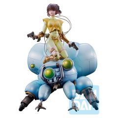 The Ghost in the Shell Ichibansho PVC Figure Motoko Kusanagi & Fuchikoma Vers. Blue 22 cm