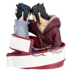 Naruto Shippuden Portrelic PVC Figure Sasuke Uchiha & Itachi Uchiha 12 cm