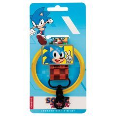 Sonic The Hedgehog Lanyard & Pin Badge Set