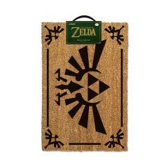 The Legend of Zelda Doormat (Triforce Black) 60 x 40 cm