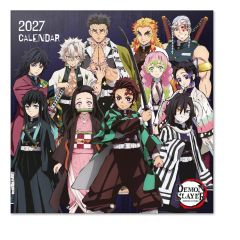Demon Slayer 2027 Wall Calendar 30 x 30 cm
