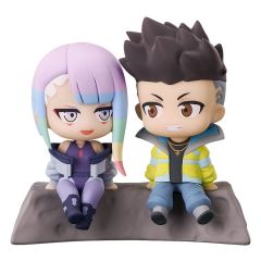 Cyberpunk: Edgerunners Qset+ PVC Figures 2-Pack David & Lucy 8 cm