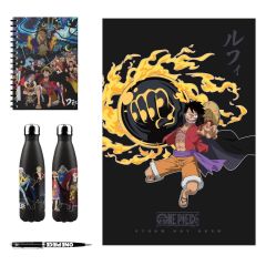 One Piece Aluminum Bottle, Notebook, Blanket, Pen Gift Set