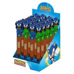 Sonic - The Hedgehog Multicoloured ball pen Display (24)