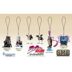 JoJo's Bizarre Adventure: Stardust Crusaders Mini figures Set Chozo Mascot Strap Collection Blind Box (6) 
