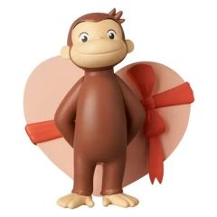 Curious George UDF Mini Figure w/Heart 6 cm