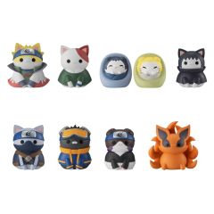 Naruto Shippuden Mega Cat Project Nyaruto! Once upon a time in Konoha village Mini Figures 3 cm Blind Box Display (8) (Repeat)