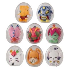 Digimon Adventure Mega Egg Figure Mini Figures Good Night Digicolle! 8 cm Blind Box Display (8)