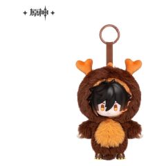 Genshin Impact Winter Nesting Series Vinyl Plush Keychain Zhongli 15 cm