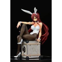 Fairy Tail PVC Statue 1/6 Erza Scarlet Bunny Girl Style Type White 20 cm