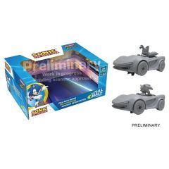 Sonic the Hedgehog Pull & Speed Pull-back car Sonic Racing CrossWorlds - Twinpack