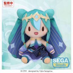 Character Vocal Series 01: Hatsune Miku fuwa petit M Plush Figure Hatsune Miku -Cosmic-