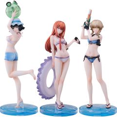 Steins Gate PVC Statues 3-Pack 1/7 Suzuha Amane, Kurisu Makise, Mayuri Shiina Swimsuit Ver. 