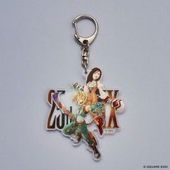 Final Fantasy IX Acrylic Keychain 25th Anniversary Zidane & Garnet