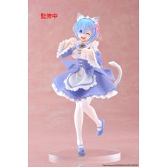 Re:Zero Starting Life in Another World Coreful PVC Statue Rem Cat Maid Ver. Renewal 18 cm