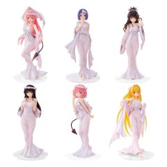 To Love-Ru Darkness Figures CHILLfigg Set 15th: Goddess Dress Ver. 16 cm Collection Blind Box (6)